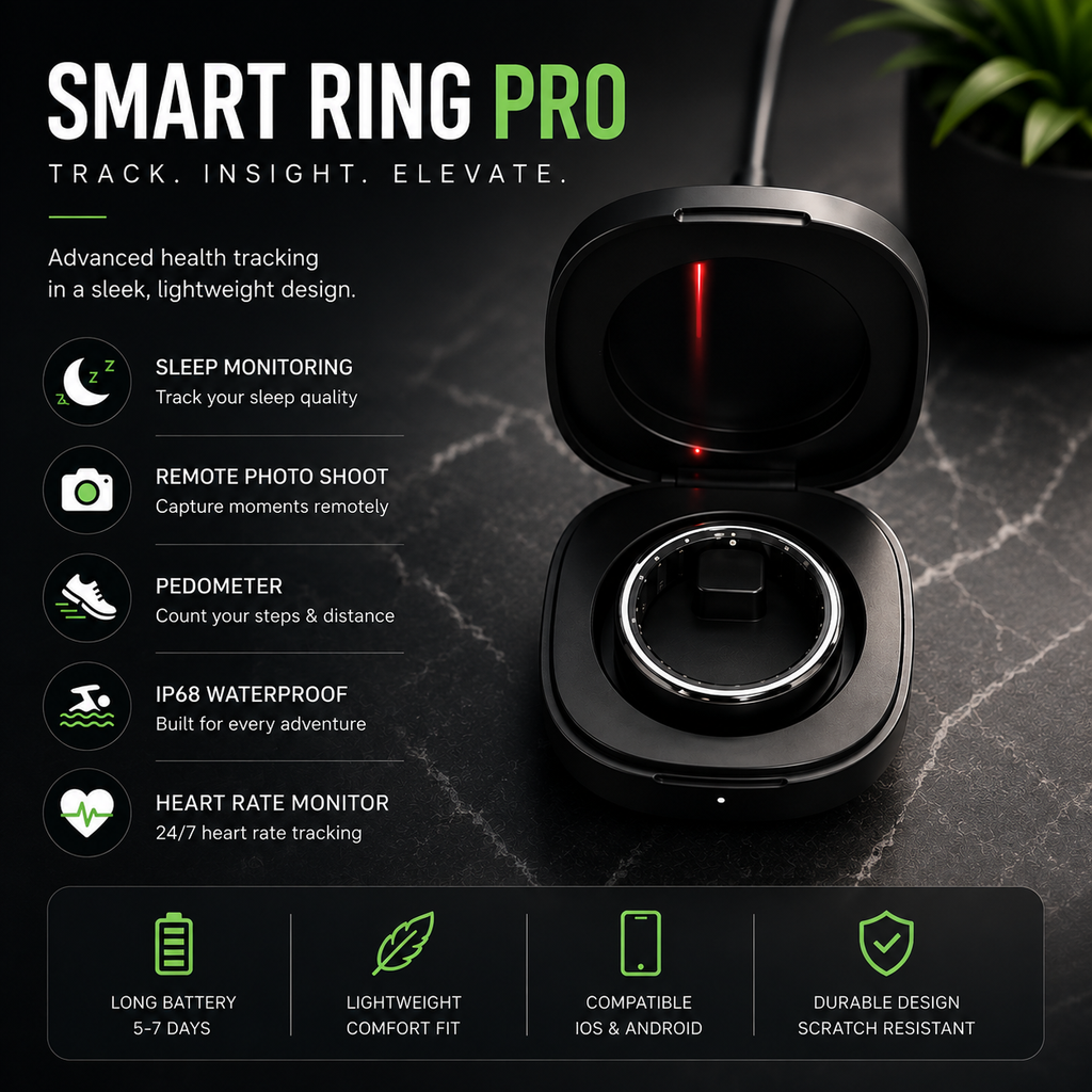 Halo Ring — Smart Health Tracker for Sleep, Heart Rate & Activity
