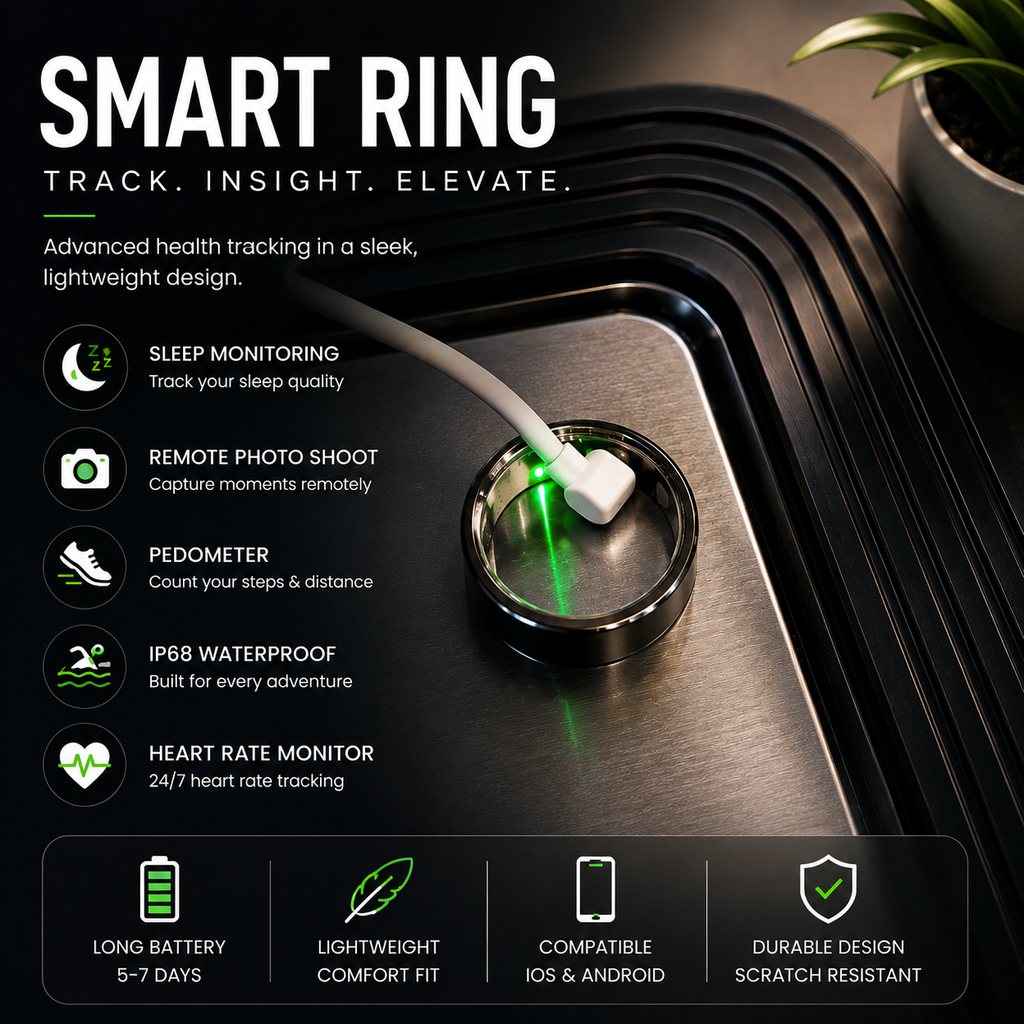 Halo Ring — Smart Health Tracker for Sleep, Heart Rate & Activity