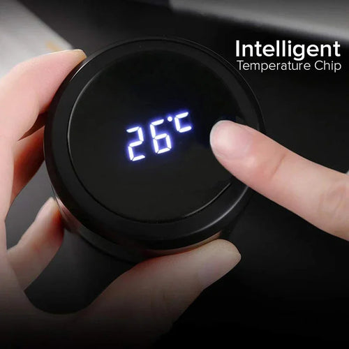 Halo Bottle — Insulated Steel Flask with LED Temperature Display