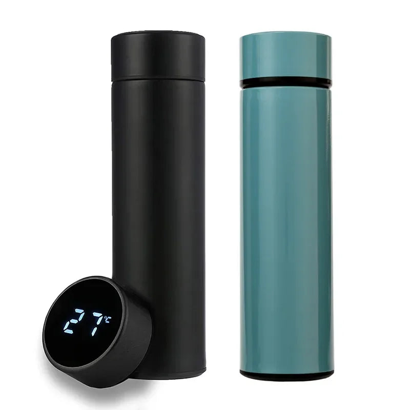 Halo Bottle — Insulated Steel Flask with LED Temperature Display