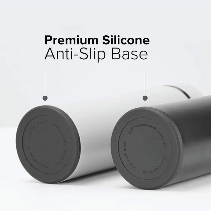 Halo Bottle — Insulated Steel Flask with LED Temperature Display