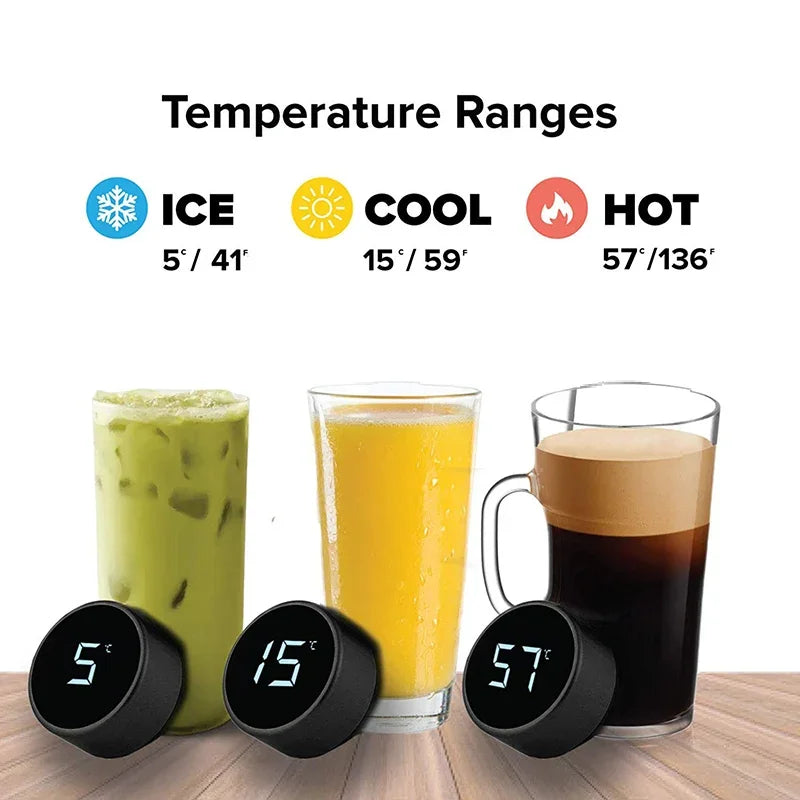 Halo Bottle — Insulated Steel Flask with LED Temperature Display